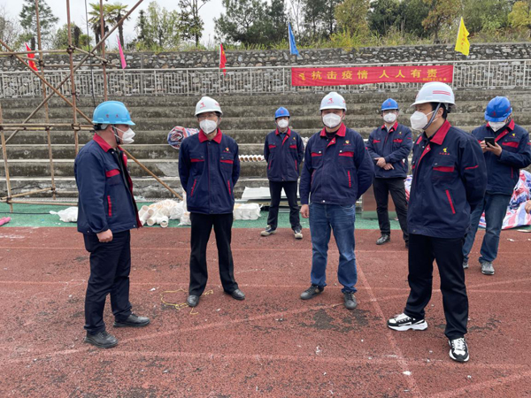 公司黨委書記檢查指導(dǎo)田家炳中學(xué)隔離點項目建設(shè)工作 公司黨委書記檢查指導(dǎo)田家炳中學(xué)隔離點項目建設(shè)工作